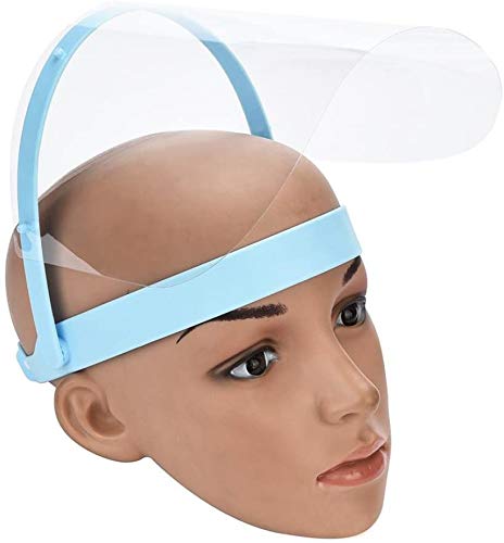 PROTECTOR Anti-Fog Adjustable Dental Full Face Shield with 10 Replaceable Plastic Protective Film