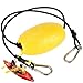 Kayak Tow Rope, Buoy Float with Stainless Steel Buckles, 37.4 Inch Portable Anchor Rope for Grip Kayak Canoe Buoy Marker, Fishing Drift Anchors System
