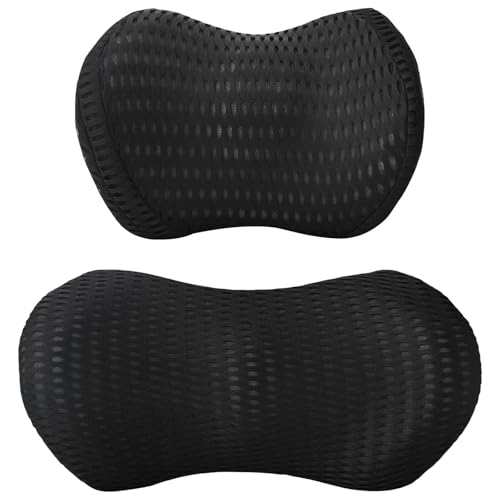 Coussin de nuque ergonomique mousse viscoélastique dossier noir