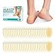 Promifun Blister Bandages Blister Pads - 50 ct Blister Cushions - Water Resistant Hydrocolloid Bandages for Foot, Toe, Heel - Gel Blister Bandages for Prevention & Recovery, Heel Pack