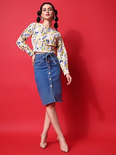 Image of PURVAJA Women's Crop Top (Kia-012-016)