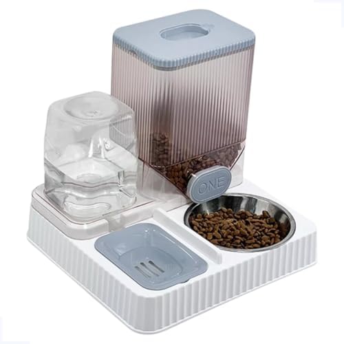 Bebedouro 1.1L com Comedouro 2.5Kg Pet Cães Cachorros Gatos alimentado...