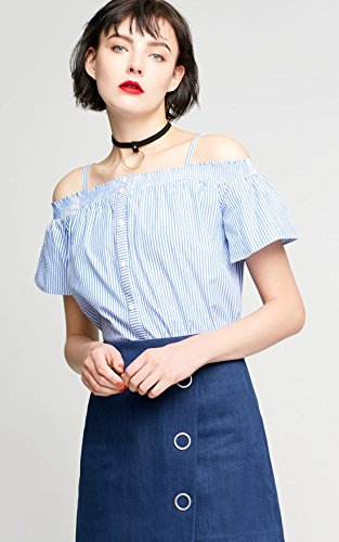 Foto von Tpocean 6 Stück Schwarze Samt Choker Halskette Set Gothic Punk Leder Gold Legierung Anhänger Charm Choker Layered Schnur Halsband Halskette für Frauen Mädchen