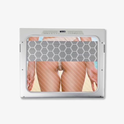 Image of MightySkins Carbon Fiber Skin Compatible with Alienware X14 R2 (2023) Full Wrap Kit - Beach Ready | Protective, Durable Textured Carbon Fiber Finish | Easy to Apply & Change Styles | Made in The USA
