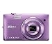 Produktbild Nikon Coolpix S3500 Digitalkamera (20 Megapixel, 7-Fach optischer Zoom, 6,7 cm (2,7 Zoll) TFT-LCD, bildstabilisiert) violett