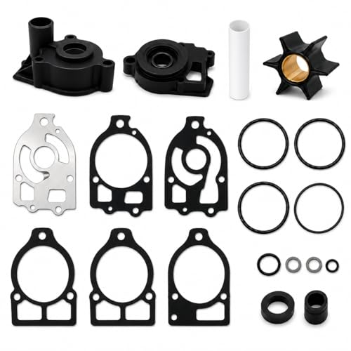 FASWORX 46-96148A8 Complete Water Pump Impeller Repair Kit with Base | Fits MerCruiser Alpha One Gen 1, Pre-Alpha, Mercury Outboards | Replaces 46-44292A5, Sierra 18-3320 by FASWORX - Used condition - US$30.40