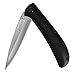Kershaw AM-3 Pocket Knife (2335); 3.4-Inch Stainless Steel Blade with Satin Finish Features SpeedSafe Assisted Opening, Frame Lock, Contoured G10 Black Handle and Deep-Carry Pocketclip; 2.3 OZ