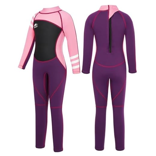 Gogokids Kinder Neoprenanzüge - Jungen Mädchen Rash Guard Einteiler Thermische Badeanzüge 2.5mm Neopren Taucheranzug Schnorchelanzug UV-Schutz 50+