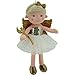 Sweety Toys 11742 Stoffpuppe Fee Plüschtier Prinzessin 30 cm Gold
