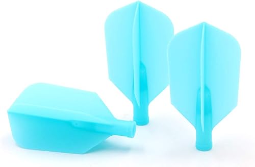 Miniatura 2 de Black Scorpion CUESOUL TERO AK4 - Vuelos de dardos delgados con 7 colores, juego de 3 piezas (azul)