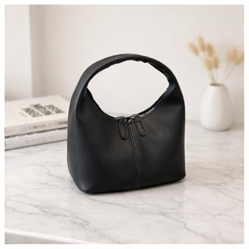 Bolso pequeño con asa superior para mujer, mini bolso de color caramelo, bolso veraniego sencillo para compras miniatura 3