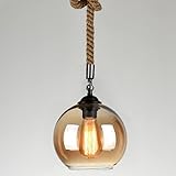 Style industriel rétro : Suspension vintage au caractère créatif qui non seulement illumine votre espace, mais rehausse également votre décoration intérieure.
