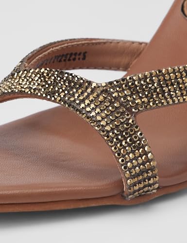 Image of Catwalk womens Cross-strap Shimmer Sandal