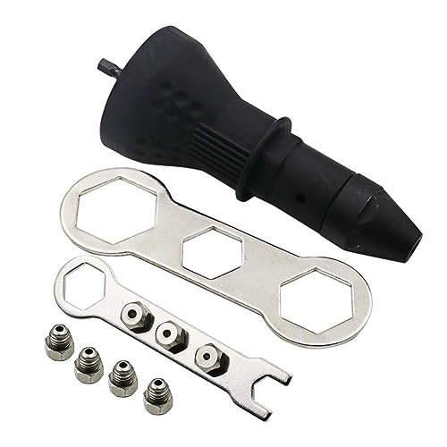 DIYEAH Junta De Remachadora Eléctrica Adaptador De Remache Para Taladro Herramienta De Remache Para Proyectos De Bricolaje