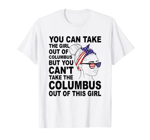 Clásico Retro Chica De Colón - Orgulloso Colón Chica Camiseta