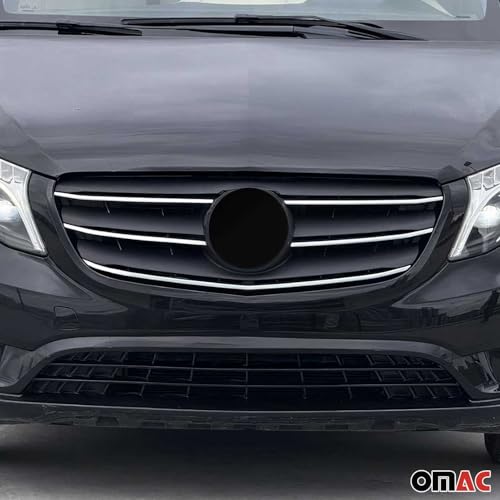 Grilles de calandre Vito W447 finitions chromées exclusives OMAC - 2