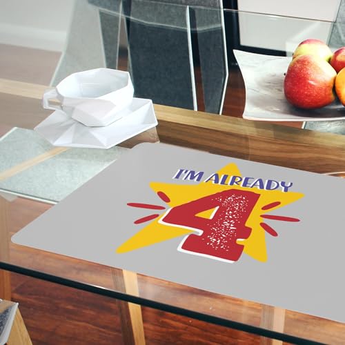Sets de table en liège gris 40x29 cm | Élégance et protection durable pour vos repas