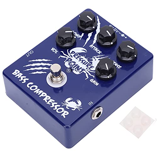 Pédale compresseur de basse True Bypass contre les pertes de signal audio