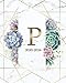 2020-2024: Five Year (60 Months) Spread View Monthly Planner, Organizer & Schedule Agenda | Monogram Initial Letter P Personal 5 Year Calendar, ... Notebook & Diary | Cactus & Succulents Love