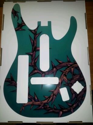 Guitar Hero Faceplate for Guitar Hero 4, 5 & World Tour (Wii) Controller - THORNS