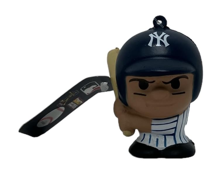 Party Animal MLB Squeezymates Yankees Torres Squeezy Figurine, Team Colors, 2 1/2" Tall
