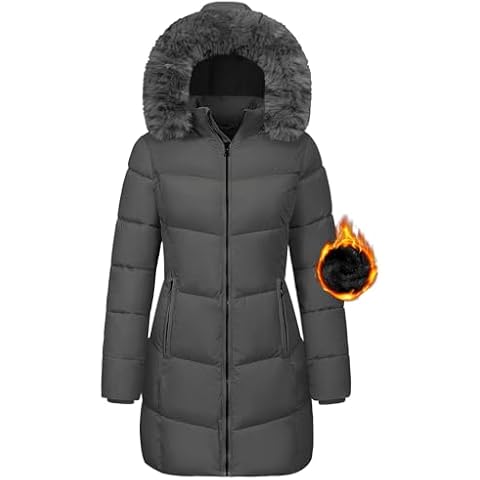 Tuopuda Women's Winter Padded Parka Jacket Cover