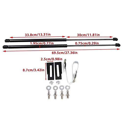 Auto accessoires 2 Stuks Automobielklep Cover Demper Gas Strut Hefbeugel Voor Subaru XV 2018 2019 Gasveren Motorkap - Image 5