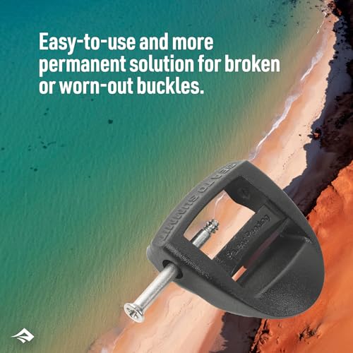 Image of Sea to Summit Field Repair Buckle, Ladderlock 1 Pin - 25mm / 1in, 3-pack