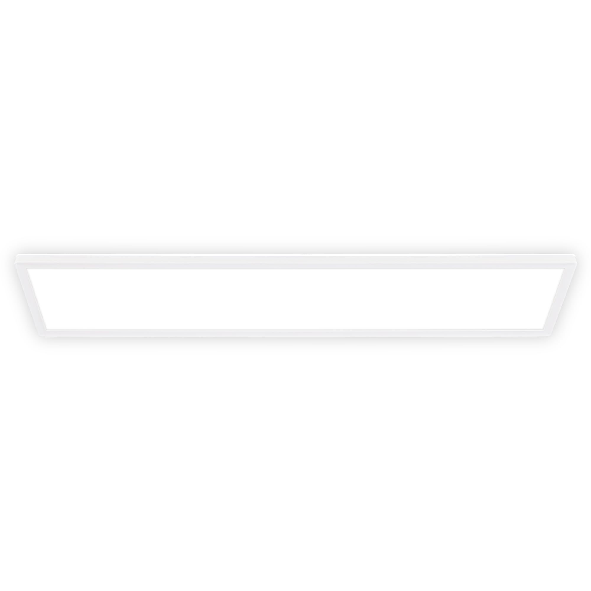 Lumière sans éblouissement avec le plafonnier LED plat B.K.Licht IP44 blanc neutre