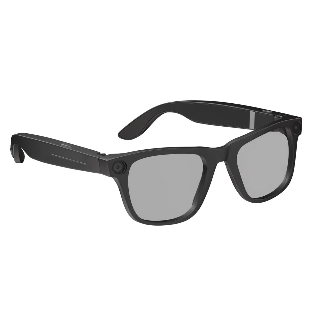 Cam Spire Wearable Smart Glasses with HD Camera, Bluetooth Calling, 32GB Storage, Voice Assistant, Wi-Fi Transfer, Touch Controls, Magnetic Charging, Large, Black-image-23