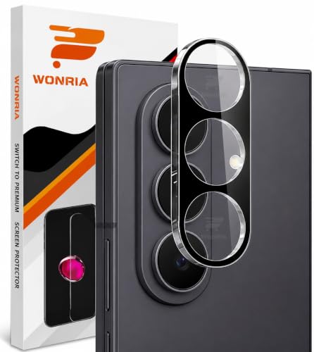 Image of WonRia Pack 1- Back Camera Glass Protector Samsung Galaxy Z Fold 8 Ultra 5G Camera Lens Protector Guard [3D Premium] - Black