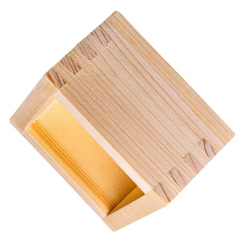 OFFIGAM 日式正方形木製酒杯ホルダー 桧材使用 無害で滑らかな仕上げ おちょこ兼用 酒好きへの贈り物に 家族や友人へのプレゼントにも適し