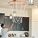 Tasdurian Large Basketball Hanging Decorations 28 Inch Basketball Themed Party Supplies Hanging Ornament Breakaway Rim Indoor Outdoor Games for Background Sports Themed Birthday Party Decorations