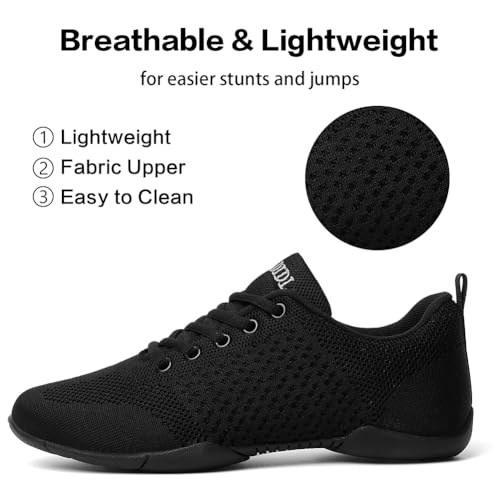 Image of CADIDL Cheer Shoes Women White Cheerleading Dance Shoes