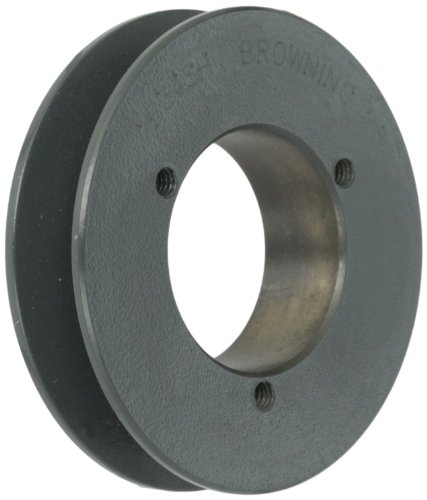 Browning 1B34SH Q-D Sheave, Cast Iron, 1 Groove, A or B Belt, Uses SH Bushing