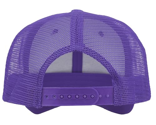 Image of Gelante Mesh Trucker Baseball Cap Snapback Hat Structured Front Panel