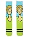 Scooby-Doo Socks Men's Shaggy and Scooby 2-Pair Adult Mid-Rise Crew Socks (Fits Shoe Size 6-12)
