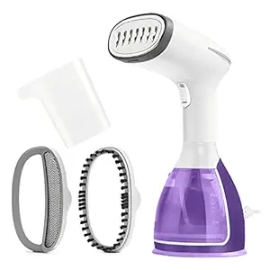 F FABOBJECTS 1500W Handheld Garment Steamer 280mL Clothes Steamer Portable Steam Iron 15s Fast Heat-up Ironing Wrinkle Remover EU Plug