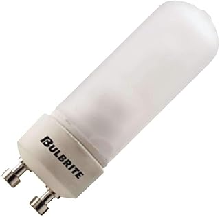 Bulbrite Q35FR/GU10 120-Volt Halogen DJD Type Tubular GU10 Bulb, Frosted, 35-Watt