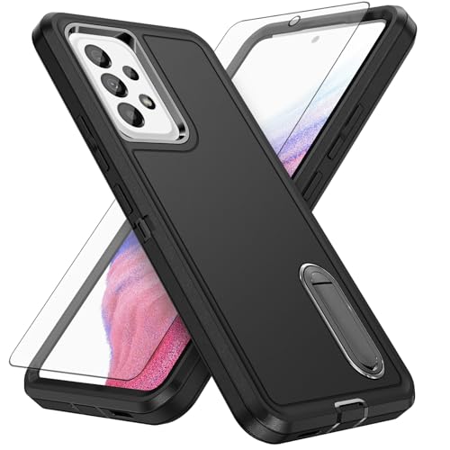Coque Samsung Galaxy A53 5G Asuwish HW3FZJ US2 housse antichoc noire