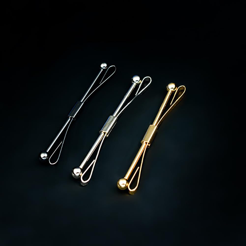 3 Pieces Collar Bar Necktie Tie Clips Collar Bar Mens Shirt Collar Bar Pin Clips Clasp Collar Stay Tie Clip Necktie Bar Pinch Clips Mens Shirt Collar Clip