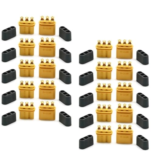 Conector MR30 macho hembra de 10 pares con funda para avión teledirigido y batería Lipo