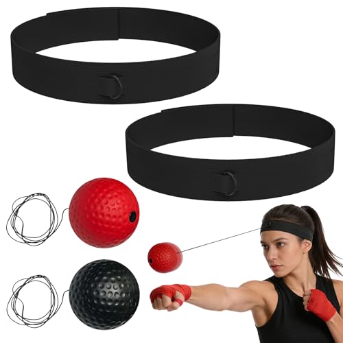 Youery Boxen Reflexball Reflexball Trainingsset Boxing Reflex Ball Headband