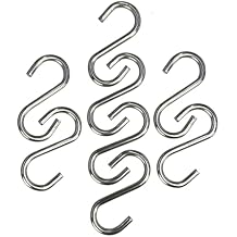 200Pcs 1 Inch Stainless Steel S Hook Curtain Hanging Connectors Mini S Shaped Hangers Ornament for DIY Jewelry Chain Hardware Pet Name Tag Lure and Assembly DIY Crafts Doll House Towel Hook Key Ring