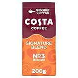 COSTA COFFEE Signature Blend Roast & Ground for Cafetiere, 1000 g, Pack of 5