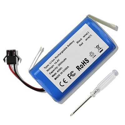 Vacuum Cleaner Battery Replacement for Eufy L60, L60 SES, L60 Hybrid, for Eufy L50, L50 SES Hybrid Robot Vacuum Cleaner Y0110, Y011020, Y0140, Y011040, Y014020, Y011240, Q011, Q011020, Q012020 2600mAh