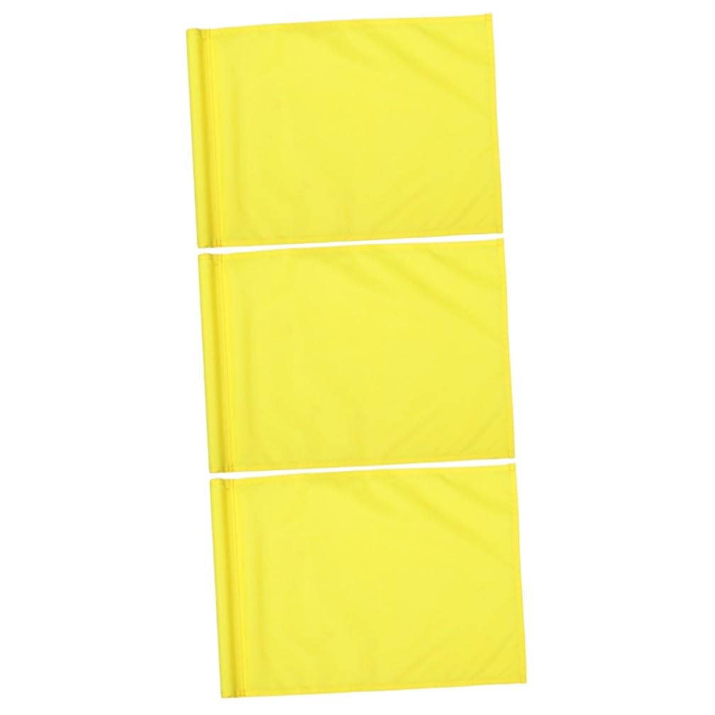 Yardwe 3 Flagge Für Den Hof Übungsflagge Putting-Green-Flaggen Maker-Flagge Trainingsflagge Banner Zubehör Anzahl