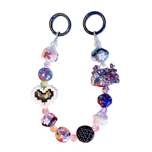 Fashion Women Girls Cellphone Pendant Cord Appedisci Elegante Telefono Gioielli Cinturino per Famiglia Full Crystal Perline Bracciale