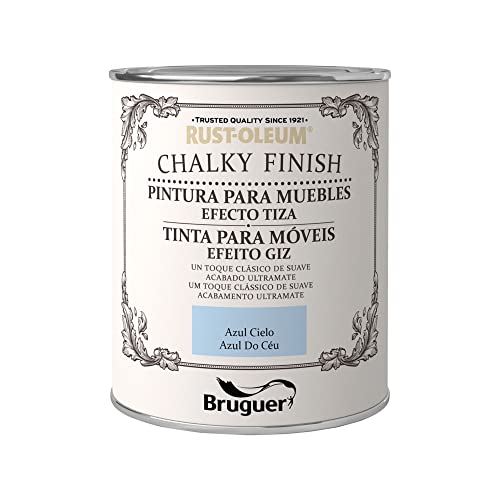 Bruguer Rust-Oleum Chalky Finish Möbelfarbe Himmelblau 125 ml