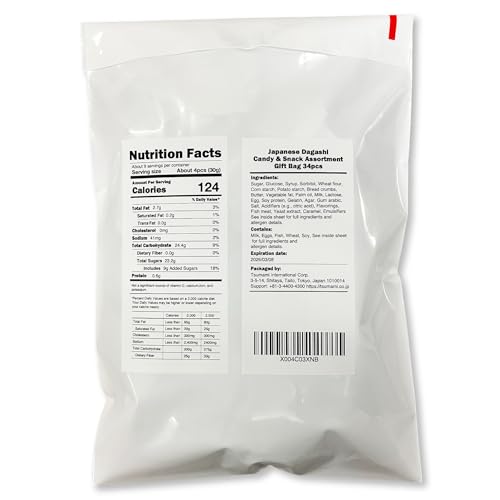 OTSUMAMI TOKYO 30pcs Original Japanese Dagashi Treats Assortment Gift Bag - Hand-Picked Variety Box of Popular Goodies - Fun & Unique Gifts for Kids & Adults